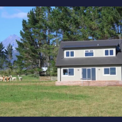 Hotel à Egmont National Park, Nouvelle Zélande - Alpaca Farm Retreat