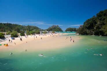 Camping à Abel Tasman, Nouvelle Zélande - Kaiteriteri Reserve Cabins