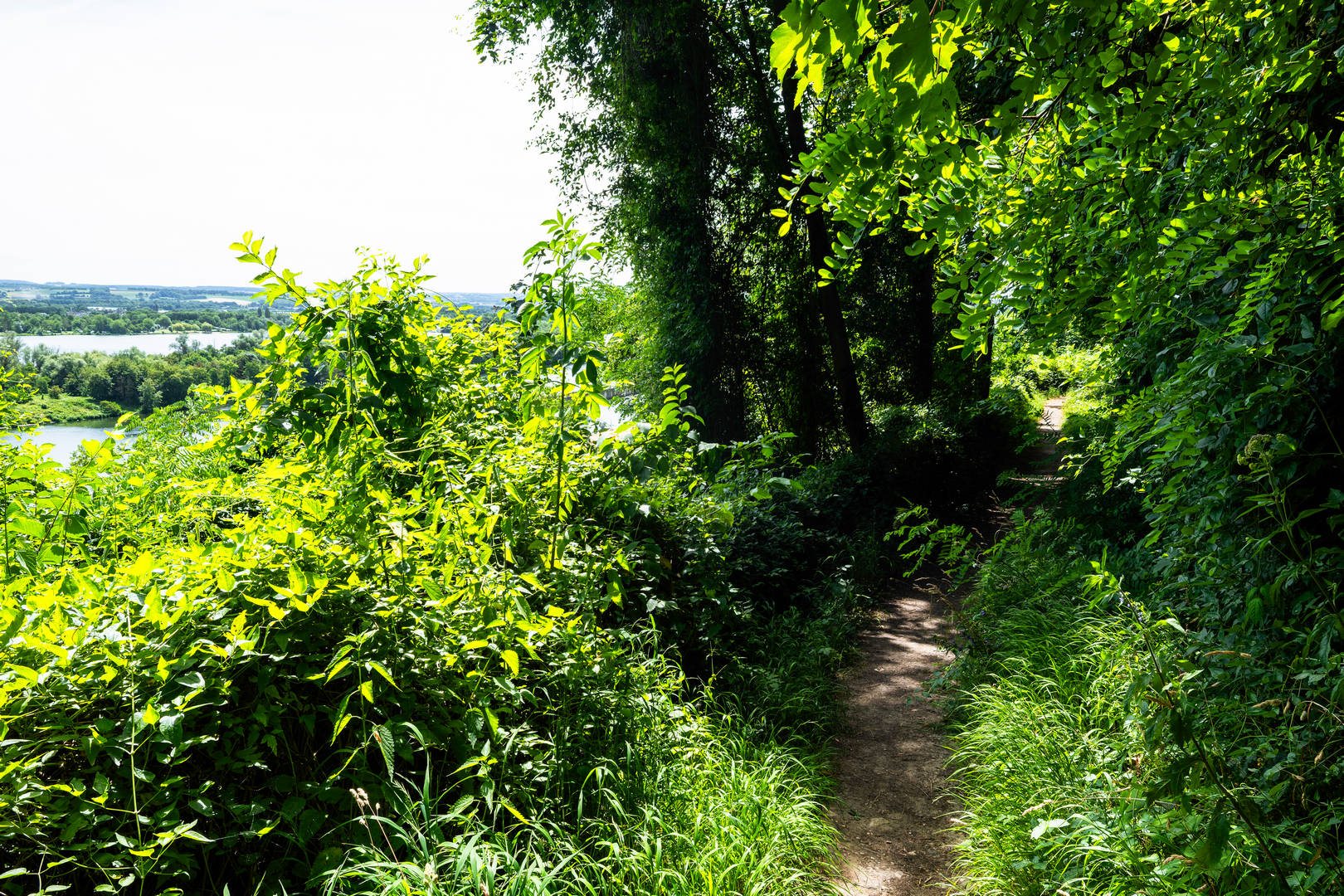 Passerelle de Caster et Montagne Saint Pierre